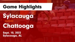 Sylacauga  vs Chattooga  Game Highlights - Sept. 10, 2022