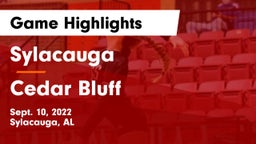 Sylacauga  vs Cedar Bluff Game Highlights - Sept. 10, 2022