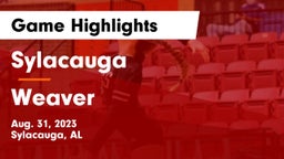 Sylacauga   vs Weaver  Game Highlights - Aug. 31, 2023