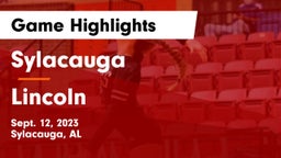 Sylacauga   vs Lincoln  Game Highlights - Sept. 12, 2023