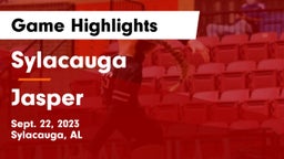 Sylacauga   vs Jasper  Game Highlights - Sept. 22, 2023