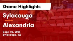Sylacauga   vs Alexandria  Game Highlights - Sept. 26, 2023