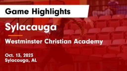 Sylacauga   vs Westminster Christian Academy Game Highlights - Oct. 13, 2023