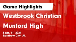 Westbrook Christian  vs Munford High Game Highlights - Sept. 11, 2021