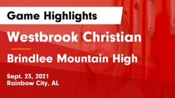 Westbrook Christian  vs Brindlee Mountain High Game Highlights - Sept. 23, 2021