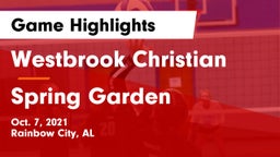 Westbrook Christian  vs Spring Garden Game Highlights - Oct. 7, 2021