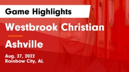 Westbrook Christian  vs Ashville  Game Highlights - Aug. 27, 2022