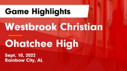 Westbrook Christian  vs Ohatchee High Game Highlights - Sept. 10, 2022