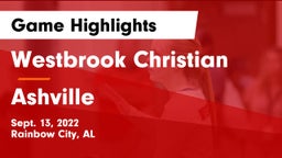 Westbrook Christian  vs Ashville  Game Highlights - Sept. 13, 2022
