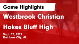 Westbrook Christian  vs Hokes Bluff High Game Highlights - Sept. 20, 2022