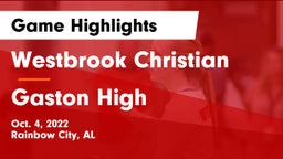 Westbrook Christian  vs Gaston High Game Highlights - Oct. 4, 2022