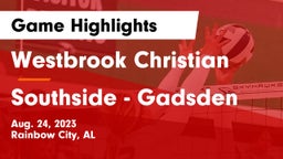 Westbrook Christian  vs Southside  - Gadsden Game Highlights - Aug. 24, 2023