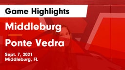 Middleburg  vs Ponte Vedra Game Highlights - Sept. 7, 2021