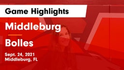 Middleburg  vs Bolles Game Highlights - Sept. 24, 2021