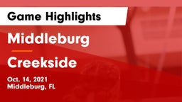 Middleburg  vs Creekside Game Highlights - Oct. 14, 2021