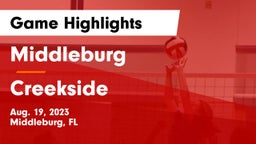 Middleburg  vs Creekside Game Highlights - Aug. 19, 2023