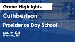 Cuthbertson  vs Providence Day School Game Highlights - Aug. 19, 2023
