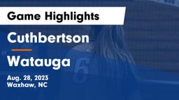 Cuthbertson  vs Watauga  Game Highlights - Aug. 28, 2023