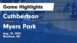 Cuthbertson  vs Myers Park  Game Highlights - Aug. 29, 2023