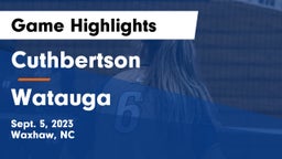 Cuthbertson  vs Watauga  Game Highlights - Sept. 5, 2023