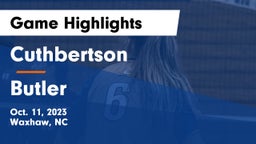 Cuthbertson  vs Butler  Game Highlights - Oct. 11, 2023
