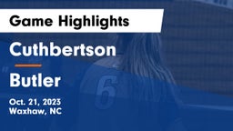 Cuthbertson  vs Butler  Game Highlights - Oct. 21, 2023