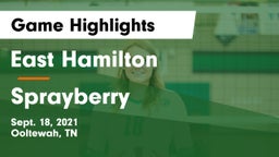 East Hamilton  vs Sprayberry  Game Highlights - Sept. 18, 2021