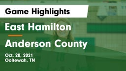 East Hamilton  vs Anderson County  Game Highlights - Oct. 20, 2021