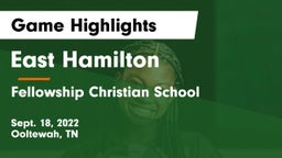 East Hamilton  vs Fellowship Christian School Game Highlights - Sept. 18, 2022