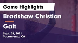 Bradshaw Christian  vs Galt Game Highlights - Sept. 28, 2021