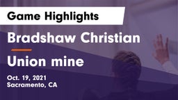 Bradshaw Christian  vs Union mine Game Highlights - Oct. 19, 2021