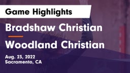 Bradshaw Christian  vs Woodland Christian   Game Highlights - Aug. 23, 2022