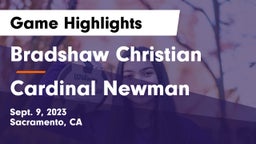 Bradshaw Christian  vs Cardinal Newman  Game Highlights - Sept. 9, 2023