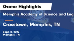 Memphis Academy of Science and Engineering  vs Crosstown, Memphis, TN Game Highlights - Sept. 8, 2022