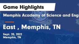 Memphis Academy of Science and Engineering  vs East , Memphis, TN Game Highlights - Sept. 20, 2022