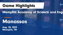 Memphis Academy of Science and Engineering  vs Manassas Game Highlights - Aug. 28, 2023