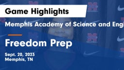 Memphis Academy of Science and Engineering  vs Freedom Prep Game Highlights - Sept. 20, 2023