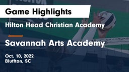 Hilton Head Christian Academy vs Savannah Arts Academy Game Highlights - Oct. 10, 2022