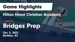 Hilton Head Christian Academy vs Bridges Prep Game Highlights - Oct. 5, 2023