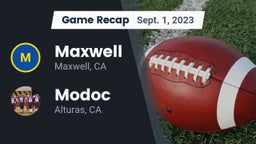 Recap: Maxwell  vs. Modoc  2023