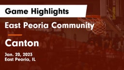East Peoria Community  vs Canton  Game Highlights - Jan. 20, 2023