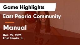 East Peoria Community  vs Manual  Game Highlights - Dec. 29, 2023