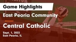 East Peoria Community  vs Central Catholic  Game Highlights - Sept. 1, 2022