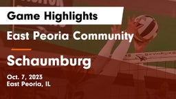 East Peoria Community  vs Schaumburg Game Highlights - Oct. 7, 2023