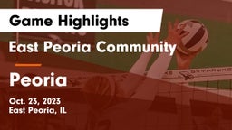 East Peoria Community  vs Peoria  Game Highlights - Oct. 23, 2023