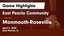 East Peoria Community  vs Monmouth-Roseville  Game Highlights - April 5, 2023