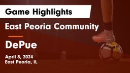 East Peoria Community  vs DePue Game Highlights - April 8, 2024