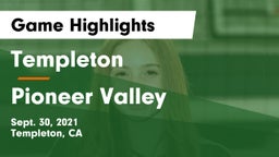 Templeton  vs Pioneer Valley  Game Highlights - Sept. 30, 2021