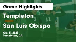 Templeton  vs San Luis Obispo  Game Highlights - Oct. 5, 2023