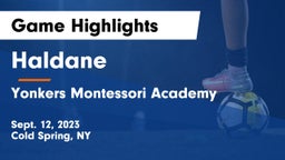 Haldane  vs Yonkers Montessori Academy Game Highlights - Sept. 12, 2023